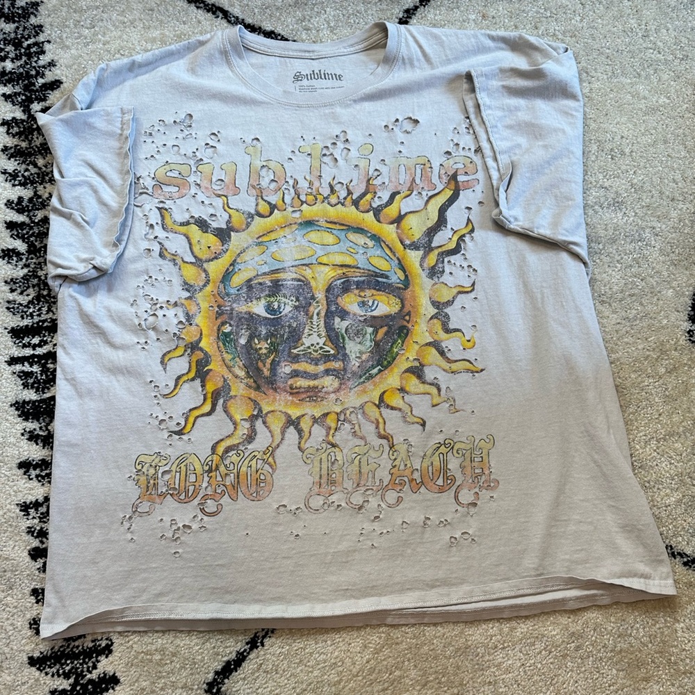 Urban Outfitters White Sublime Tee